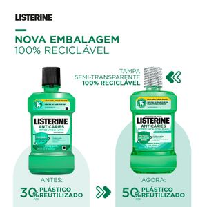 Antisséptico Bucal Listerine Anticaries 500ml