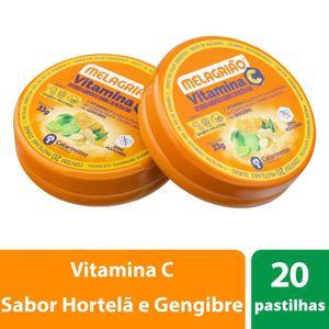 Pastilha Melagrião Vitamina C Zero Açúcar 33g