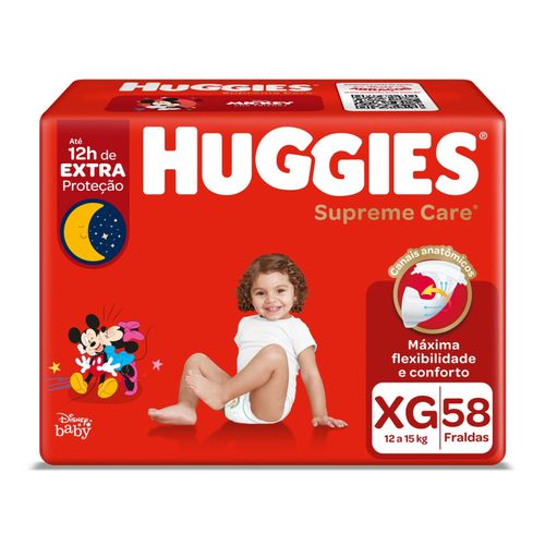 Fralda Huggies Supreme Care Xg 58 Unidades