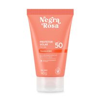 Protetor Solar Facial Negra Rosa FPS50 Translúcido 40g
