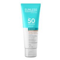 Protetor Solar Facial Sunless Toque Seco Bege Médio Fps50 60g