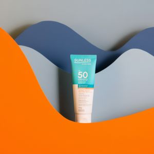 Protetor Solar Facial Sunless Toque Seco Bege Claro Fps50 60g