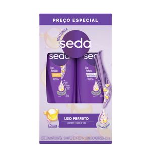 Kit Shampoo + Condicionador Seda Liso Perfeito 325ml