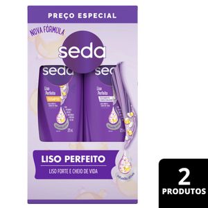 Kit Shampoo + Condicionador Seda Liso Perfeito 325ml