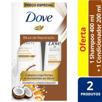 Kit Dove Ritual De Reparação Shampoo 400ml + Condicionador 200ml