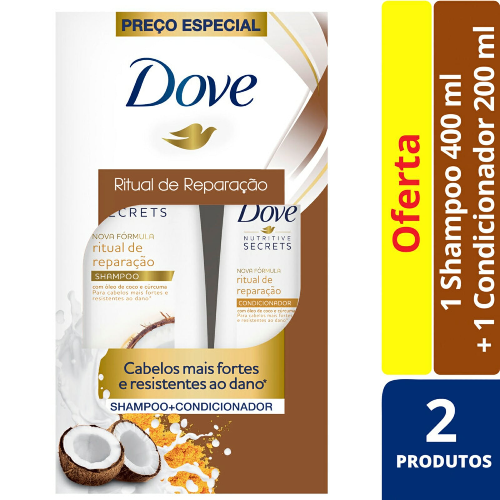 Shampoo Hidratante de Coco Secrets 300ml