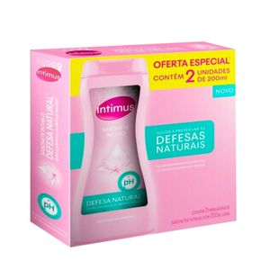 Sabonete Líquido Íntimo Intimus Defesa Natural 2 Unidade De 200ml