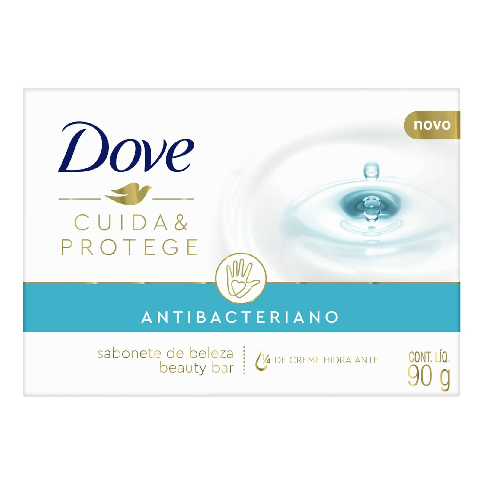 Sabonete em Barra Dove Antibacteriano Cuida e Protege 90g