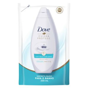 Sabonete Liquido Dove Antibacteriano Cuida & Protege 200g Refil
