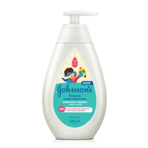 Sabonete Líquido Johnsons Baby Limpeza Super Poderosa 400ml