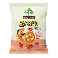 Salgadinho Zooreta Mãe Terra Pizza Integral Orgânico 45g