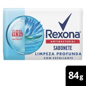 Sabonete Em Barra Rexona Limpeza Profunda 84g