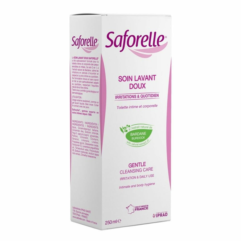 Sabonete Líquido Íntimo Saforelle Suave 250ml