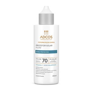 Protetor Solar Adcos Fluid Fps70 Shield Protection Incolor 40ml