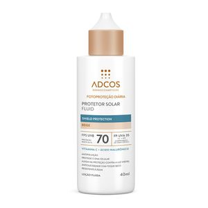 Protetor Solar Adcos Fluid Fps70 Shield Protection Beige 40ml