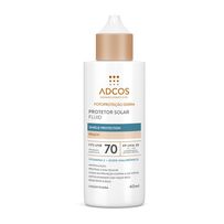Protetor Solar Adcos Fluid FPS70 Peach 40ml