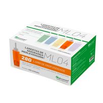 Lancetas de Segurança Medlevensohn ML04 28g 1,4MM 100 Unidades