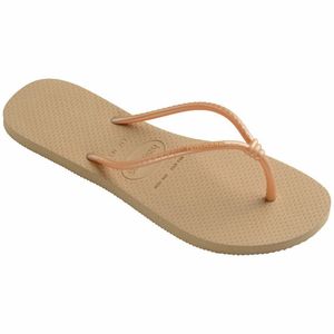 Sandálias Havaianas Tube Dourado 35/36