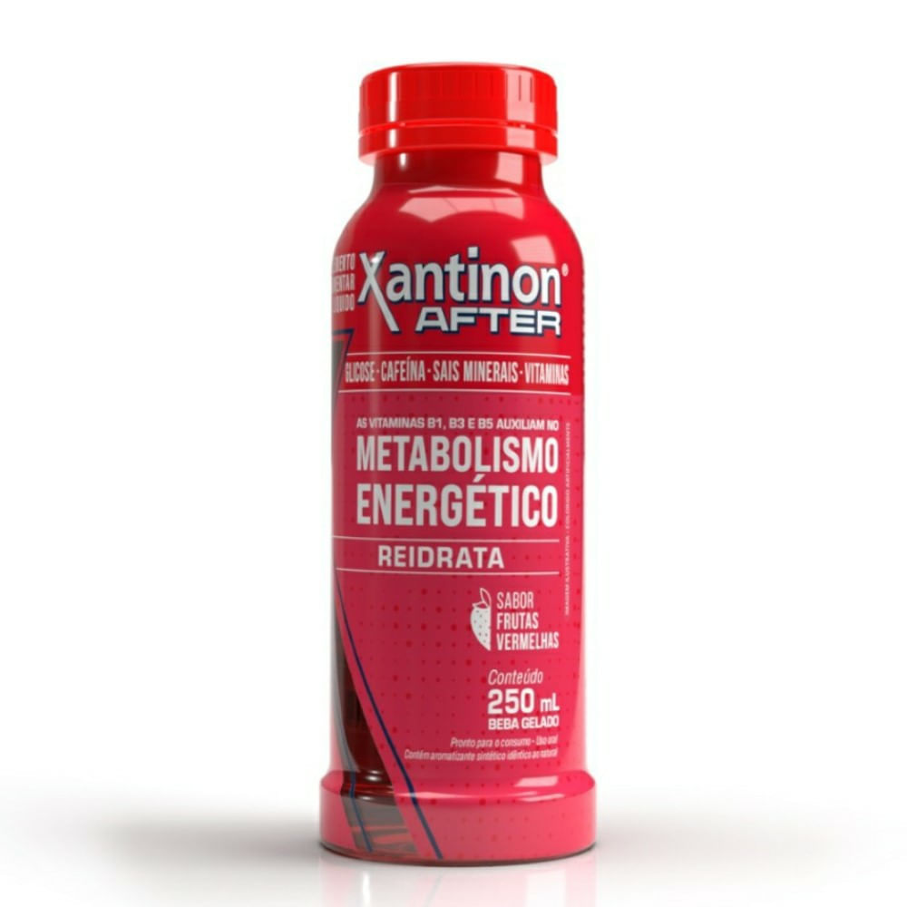 Xantinon After União Química Sabor Frutas Vermelhas 250ml