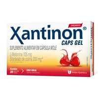 Xantinon União Química 20 Cápsula Gel