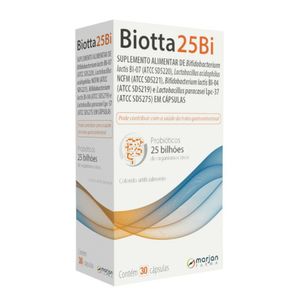 Suplemento Alimentar Biotta 25 Bi 30 Cápsulas