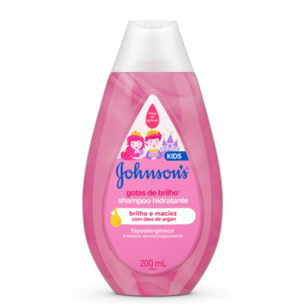 Shampoo Infantil Johnson's Baby Gotas de Brilho 200ml Drogaria Venancio