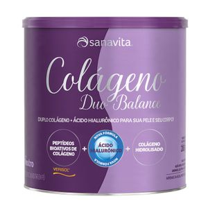 Colágeno Duo Balance Verisol Sanavita + Ácido Hialurônico Sabor Neutro 285g