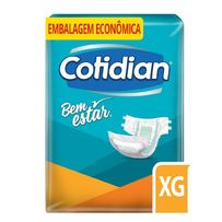 Fralda Geriátrica Bem Estar Cotidian Adulto XG 16 Unidades