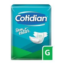 Fralda Geriátrica Bem Estar Cotidian Adulto G 7 Unidades
