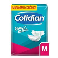 Fralda Geriátrica Bem Estar Cotidian Adulto M 20 Unidades