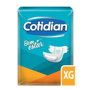 Fralda Bem Estar Cotidian Adulto Unissex XG 7 Unidades