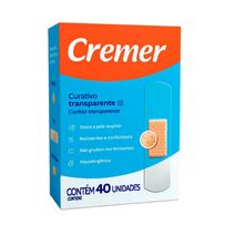 Curativo Cremercare Transparente C/ 40 Unidades