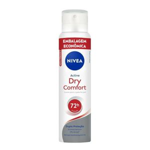 Desodorante Antitranspirante Aerosol Nivea Active Dry Comfort Feminino 200ml