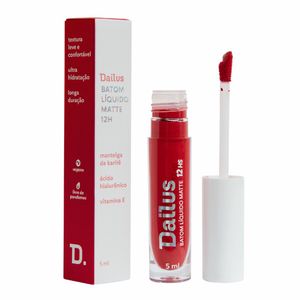 Batom Líquido Matte 12H Dailus Ballet 5ml