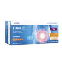Florax SM Pediátrico 50 Milhões/ml Hebron Sabor Uva 5 flaconetes com 5ml cada