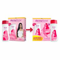 Sabonete Líquido Íntimo Dermafeme Floral 2 Unidades De 200ml Cada