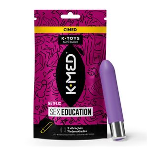 Vibrador Massageador Mini K-Med Sex Toy K-Toys Bullet Sex Education Bullet 1 Unidade