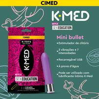 Vibrador Massageador Mini K-Med Sex Toy K-Toys Bullet Sex Education Bullet 1 Unidade