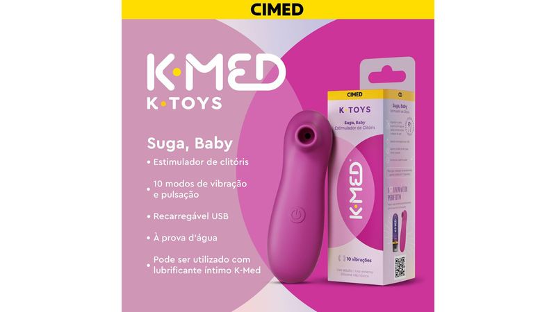 Estimulador de Clitóris K Med Sex Toy K Toys Suga Baby Drogaria  