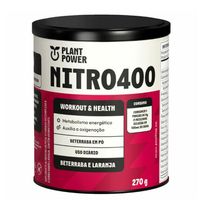 Suplemento Alimentar Plant Power Nitro400 Beterraba e Laranja 270g