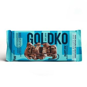 Barra de Chocolate Goldko Ao Leite Zero Adição De Açúcares 80g