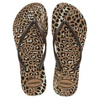 Sandálias Havaianas Slim Animals Rose Gold 35/36