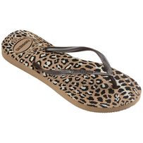 Sandálias Havaianas Slim Animals Rose Gold 35/36
