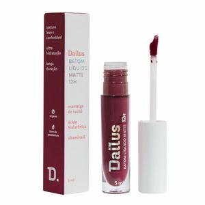 Batom Líquido Matte 12h Dailus Sapatilha 5ml