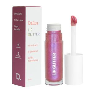 Gloss Labial Dailus Lip Glitter Pink Glass 6ml