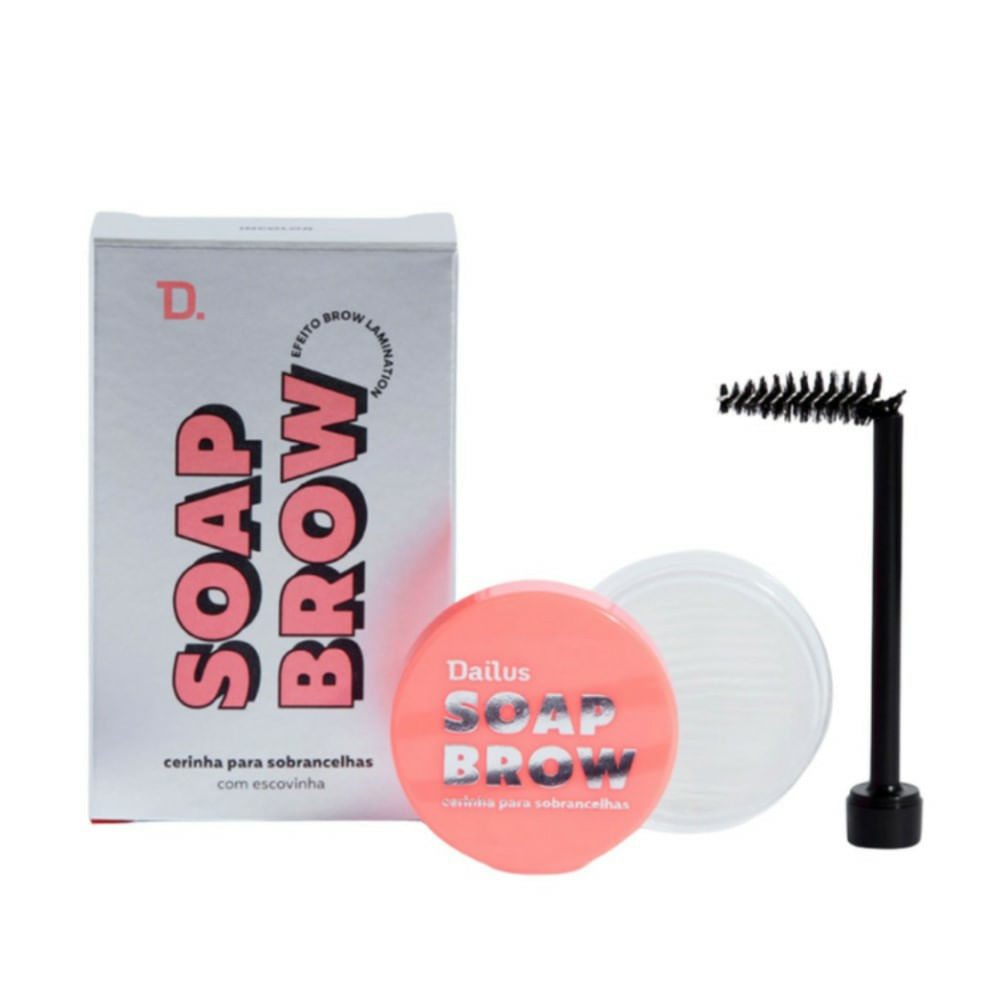 Cerinha Para Sobrancelhas Dailus Soap Brow Com Escovinha 7g