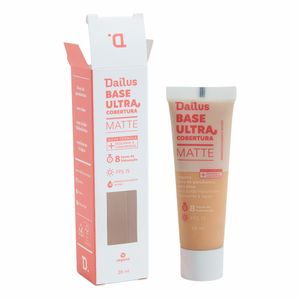 Base Líquida Dailus Ultra Cobertura D3 Claro 28ml
