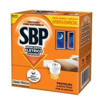 Repelente Elétrico Líquido SBP 45 Noites 1 Aparelho + Refil de 35ml
