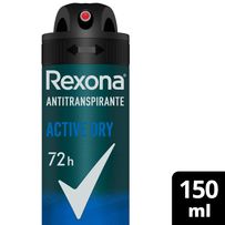 Desodorante Antitranspirante Rexona Masculino Active Dry 72 Horas 150ml
