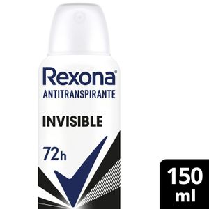 Desodorante Antitranspirante Aerossol Rexona Feminino Invisible 150ml
